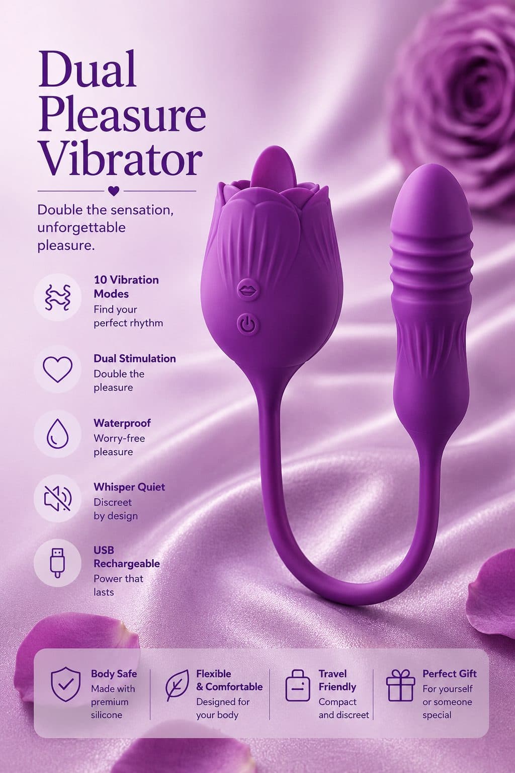 The Rose Duo — Suction & Vibration